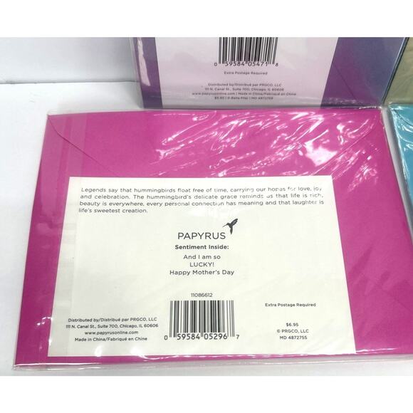 Lot of 7 Papyrus Mother's Day Cards, for Mom, Mommy to be, New Mom, Wife is Hot - Picture 13 of 16